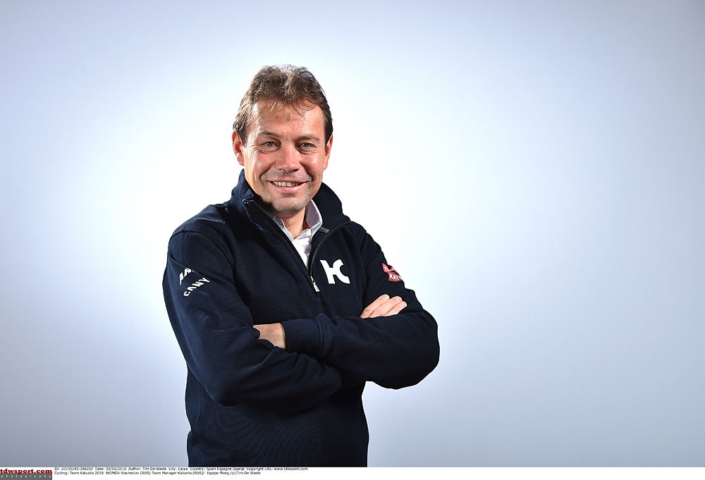 Katusha team manager Ekimov