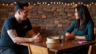 Padma Lakshmi and Chef Emiliano Marentes in Taste the Nation on Hulu.