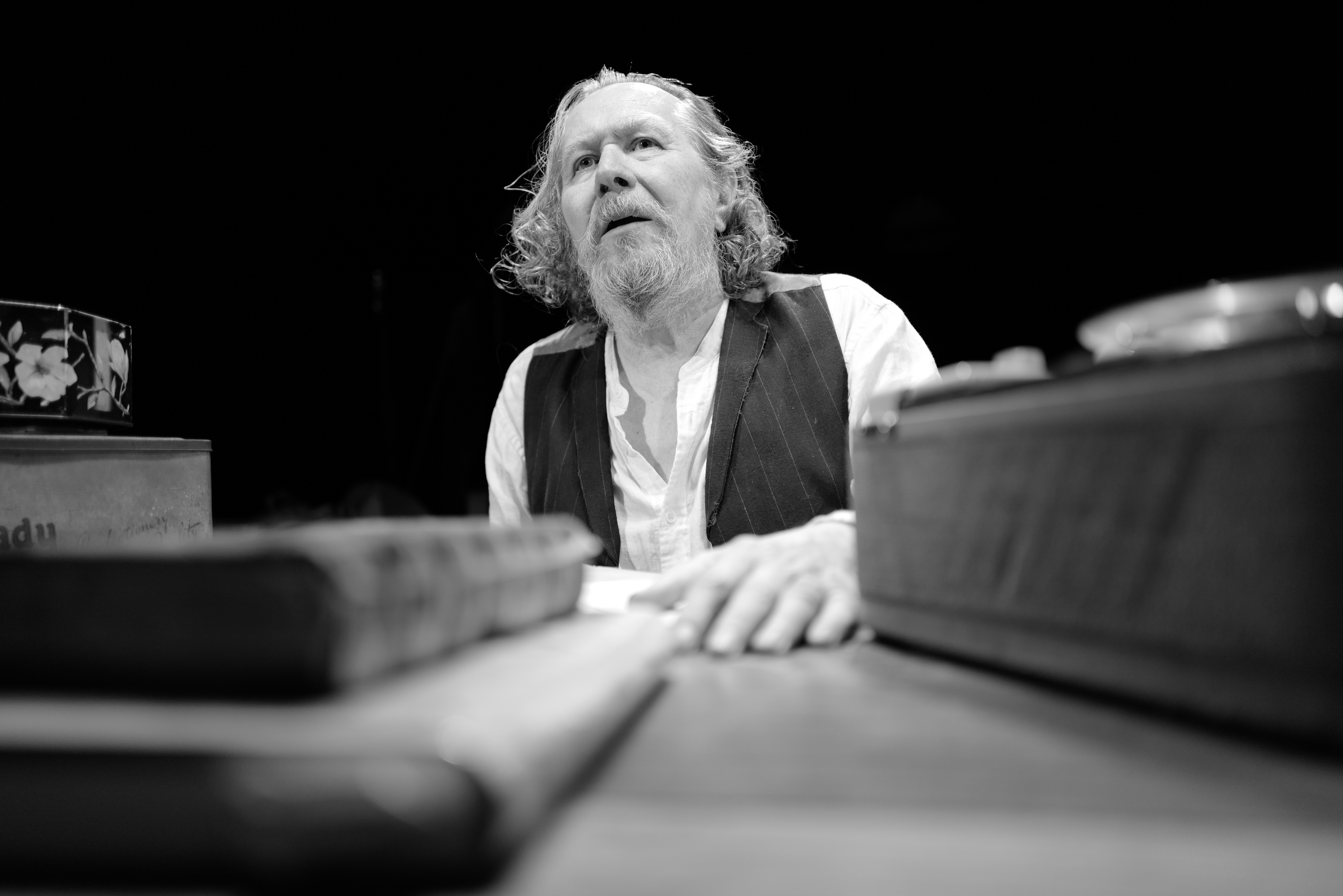Gary Oldman in Krapp's Last Tape at York Theatre Royal