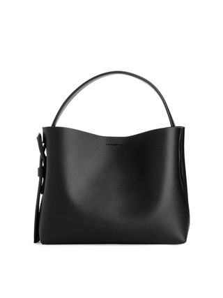 Leather Crossbody Bag - Black - Arket Gb