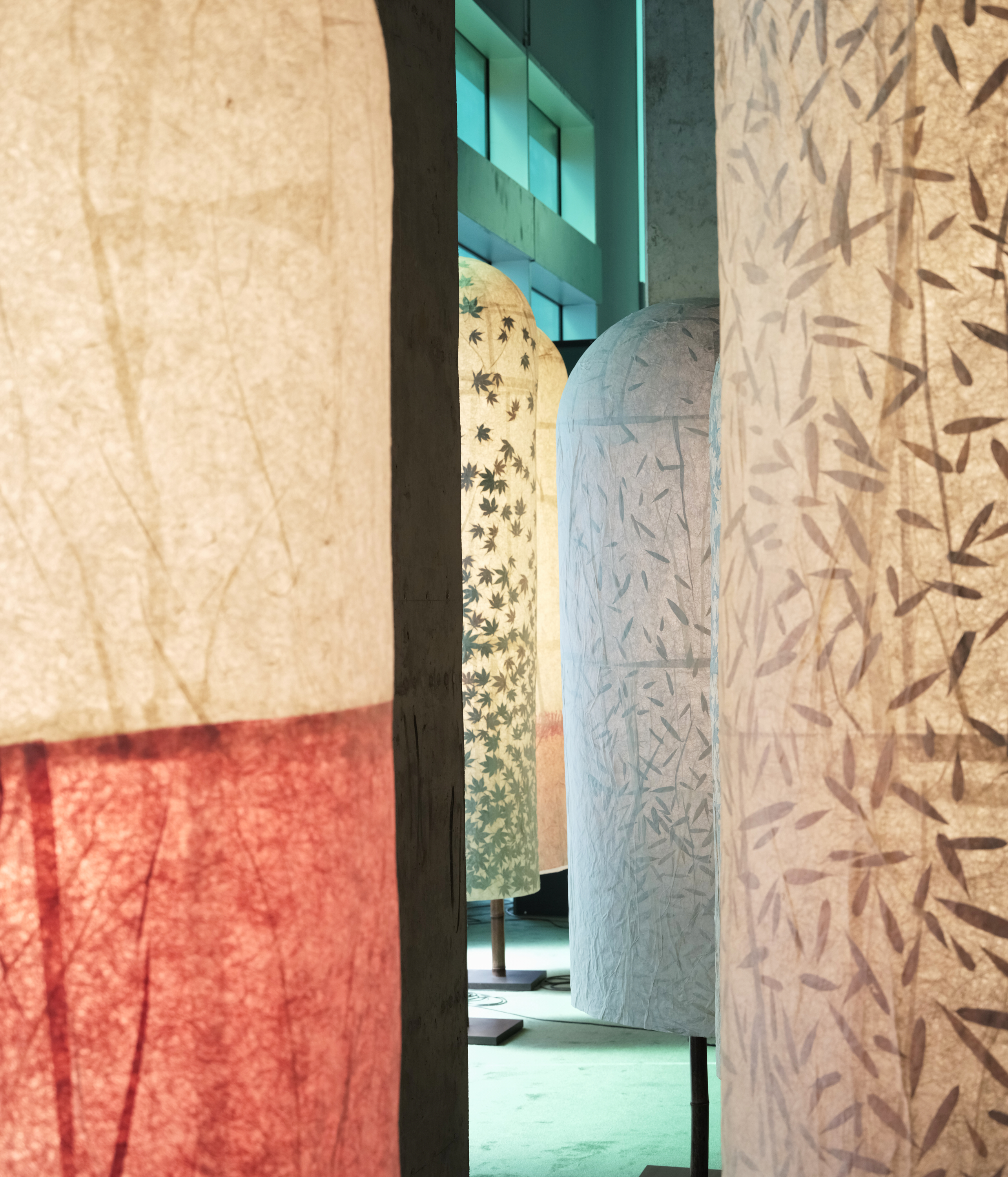 Rosewood installation featuring 15 lights by Andrea Branzi at Milan Design Week 2026