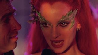 Uma Thurman as Poison Ivy in the auction sequences in Batman and Robin