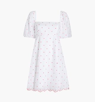 The Matilda Mini Dress - Cherry Organza Dot