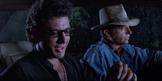 Jeff Goldblum and Sam Neill in Jurassic Park