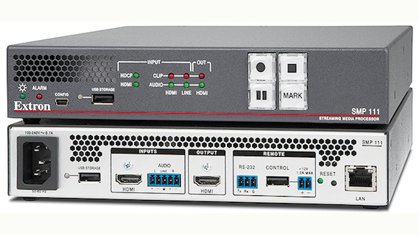 Extron Launches SMP 111 Recording and Streaming Processor