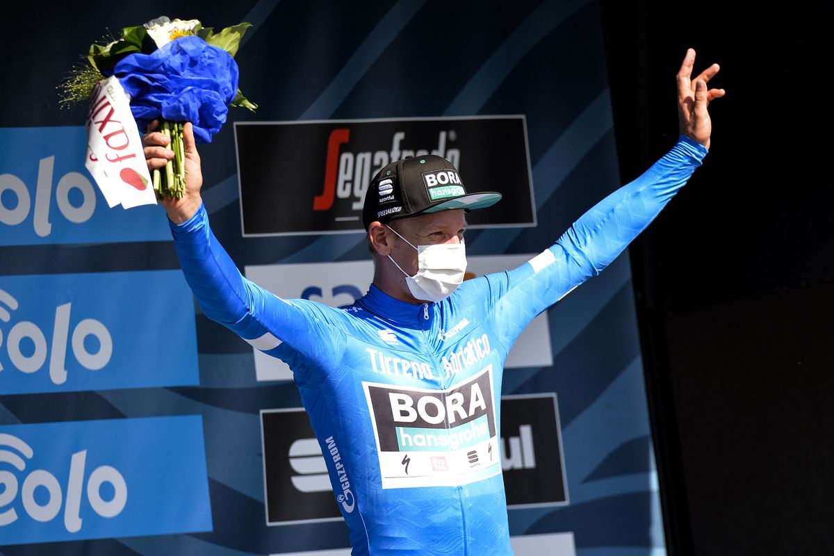 Tirreno Adriatico 2020 55th Edition 1st stage Lido di Camaiore Lido di Camaiore 133 km 07092020 Pascal Ackermann GER Bora Hansgrohe photo Tommaso PelagalliBettiniPhoto2020