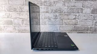 The Lenovo Yoga Pro 9i 16 on a desk