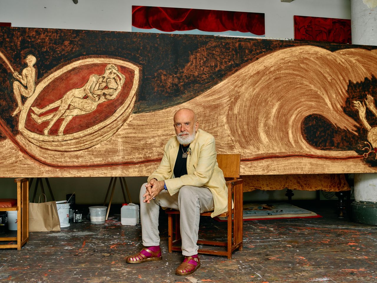 Francesco Clemente portrait