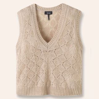 cashmere sleeveless sweater