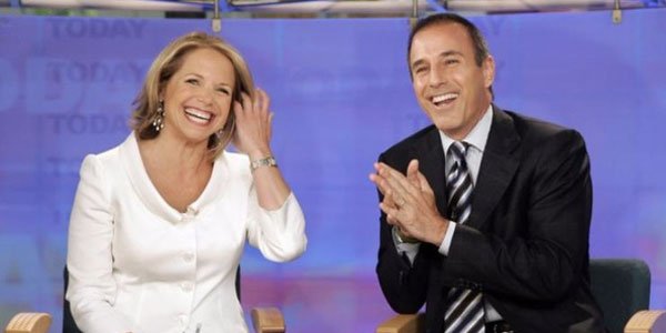 Matt Lauer and Katie Couric