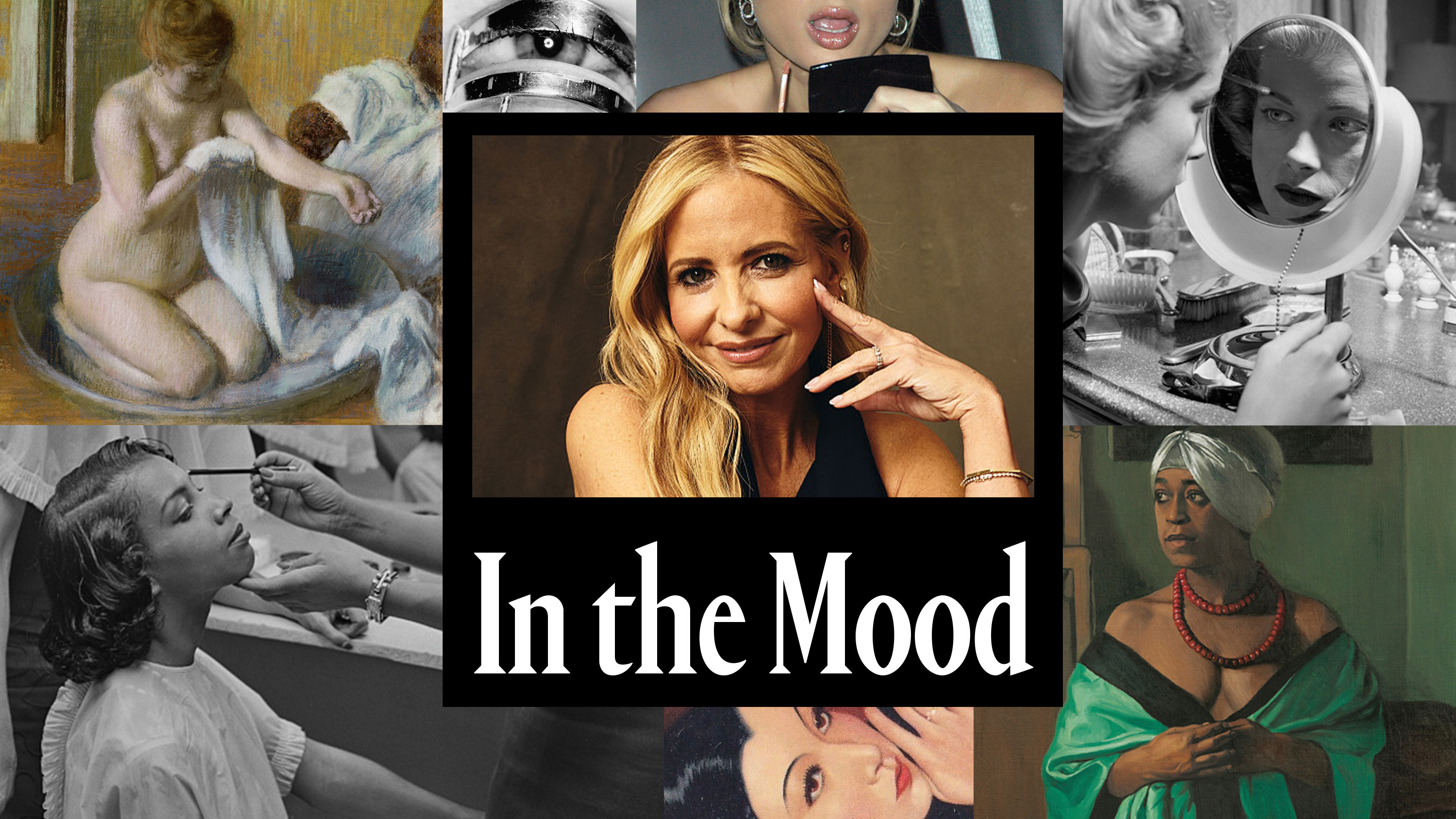 sarah michelle gellar in the mood art treatment