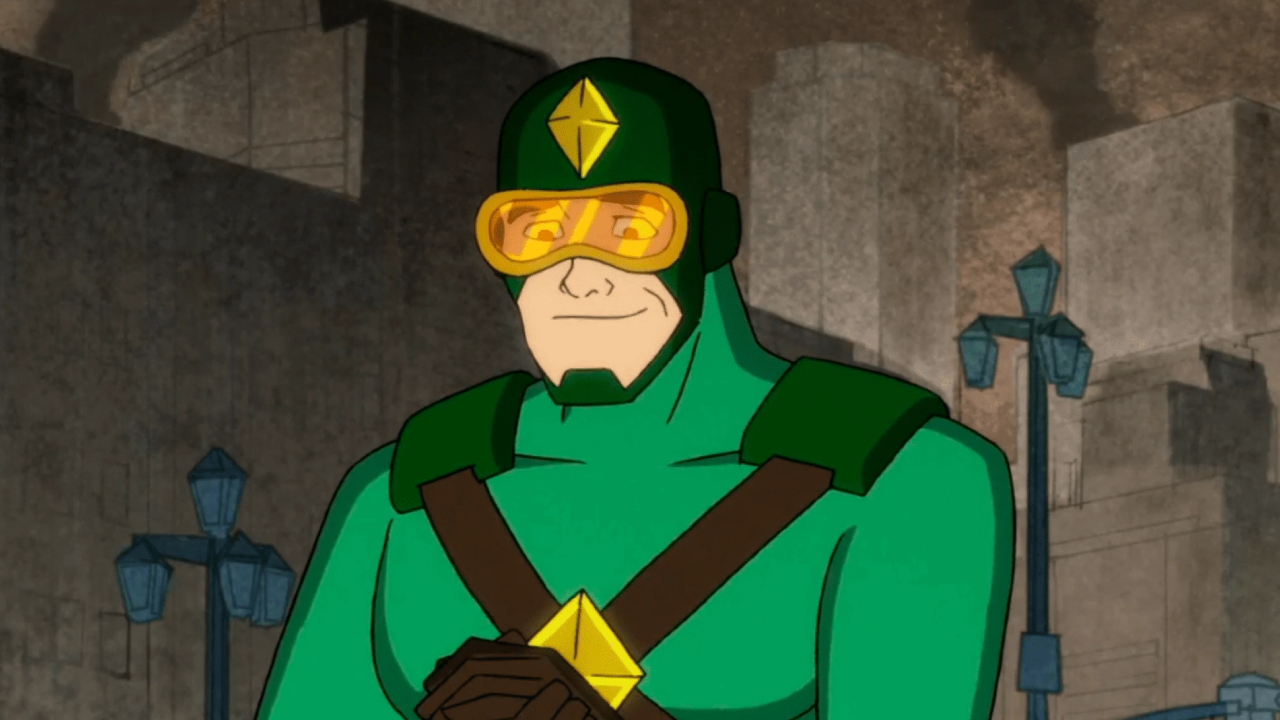 Kite Man on Harley Quinn