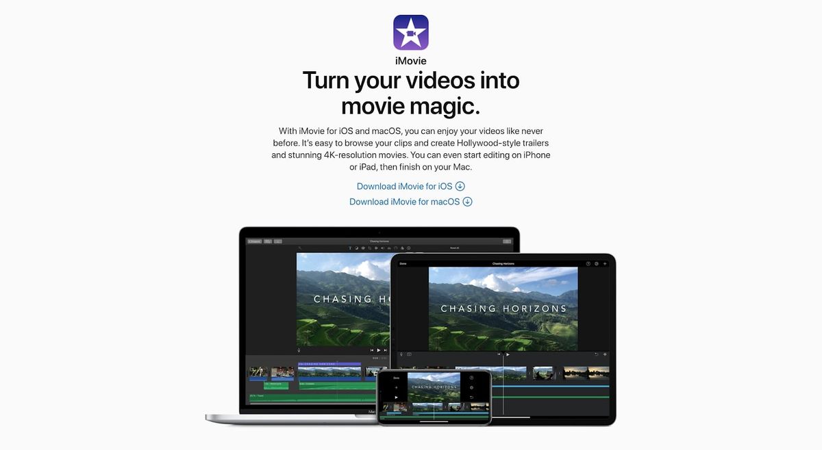 download the new version Apple iMovie