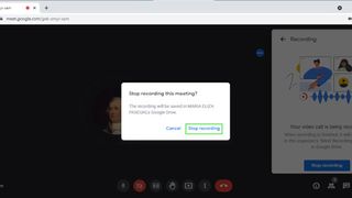 How to record a Google Meet call