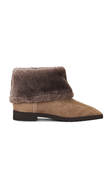 Fold-Down Shearling Boot