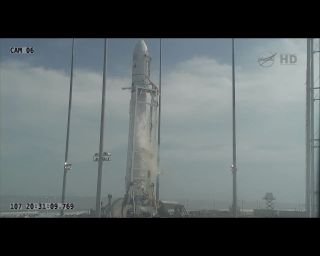 Antares Rocket From a Different Angle
