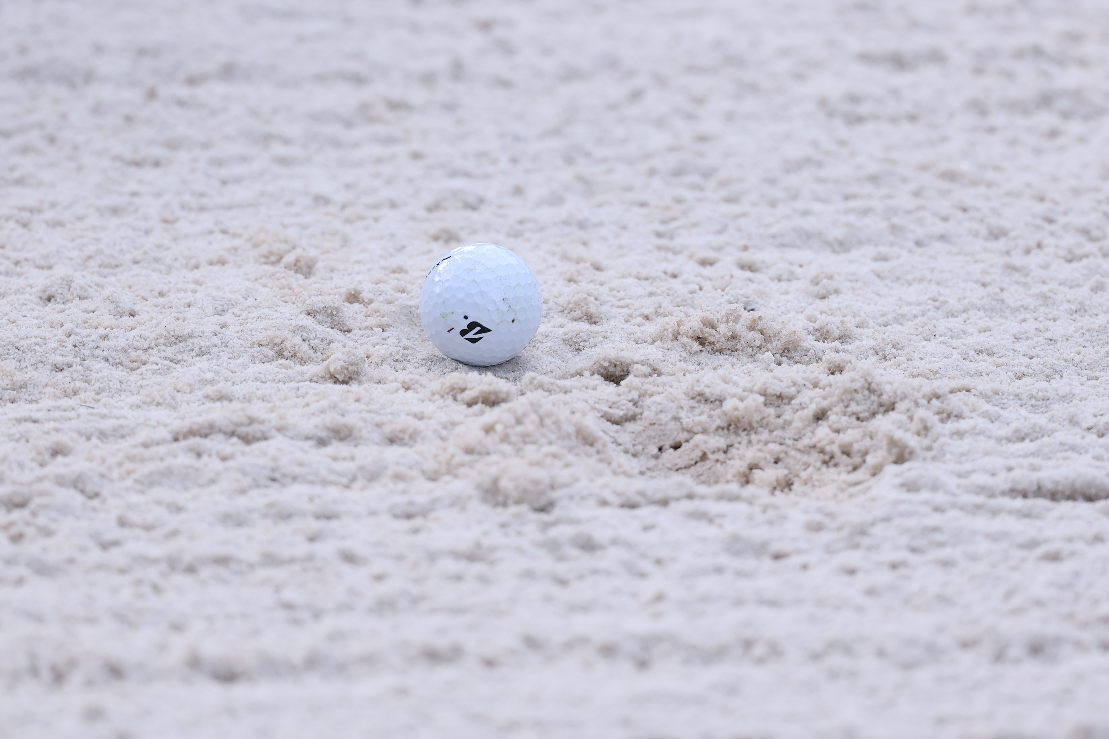 A detailed view of the ball of Jason Day of Australia on the fifth hole during the second round of THE PLAYERS Championship 2026