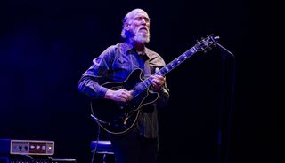 John Scofield performs onstage at Double Bass Festival 2021 on October 29, 2021 in Rotterdam, The Netherlands