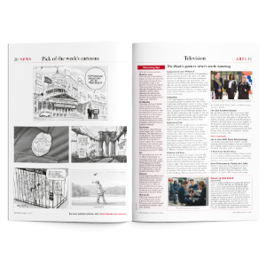 Inside pages of The Week magazine