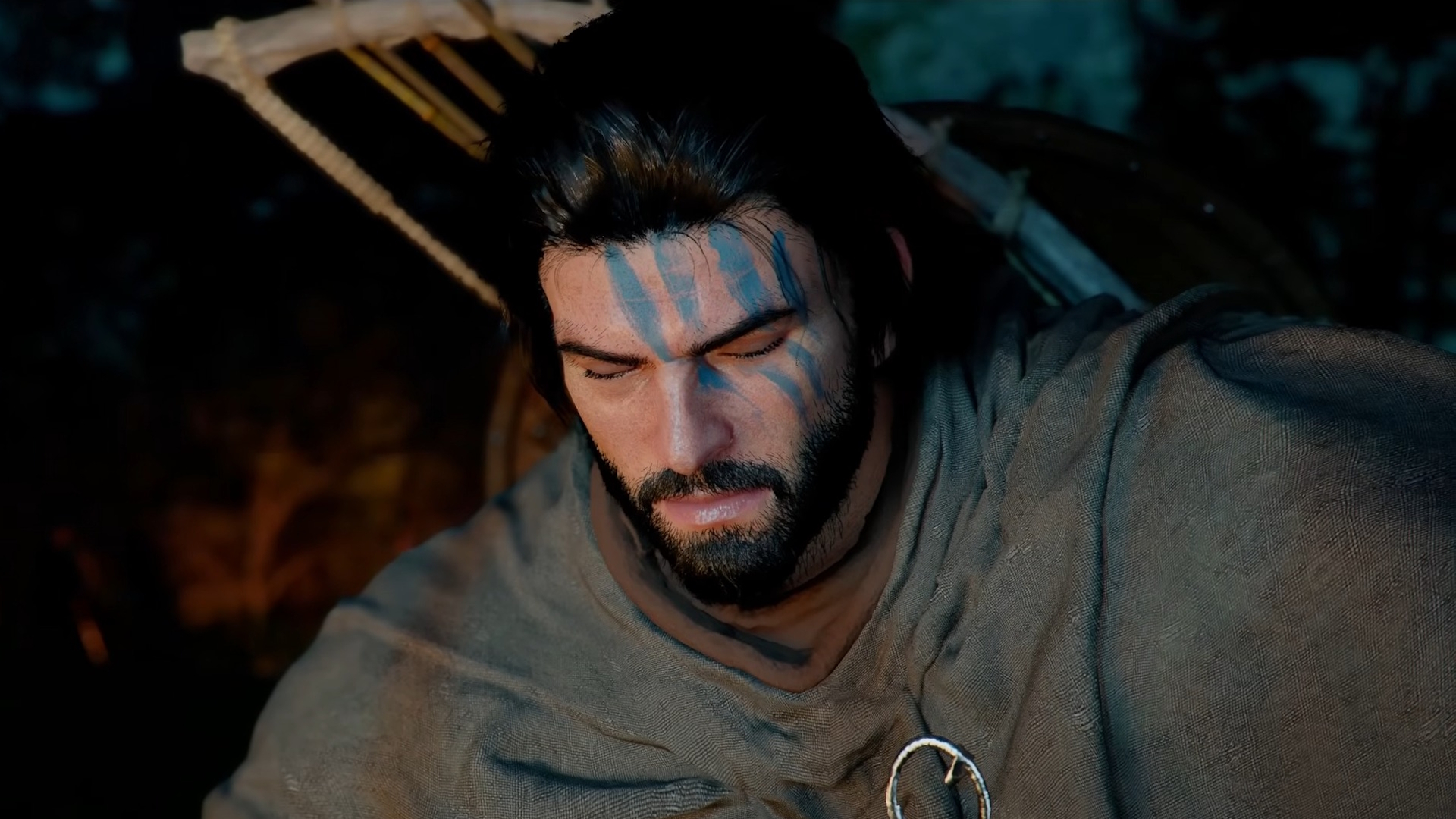 Crimson Desert hero with eyes shut