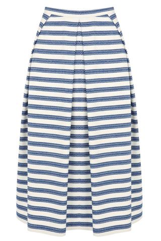 Oasis Stripe Midi Skirt, £55