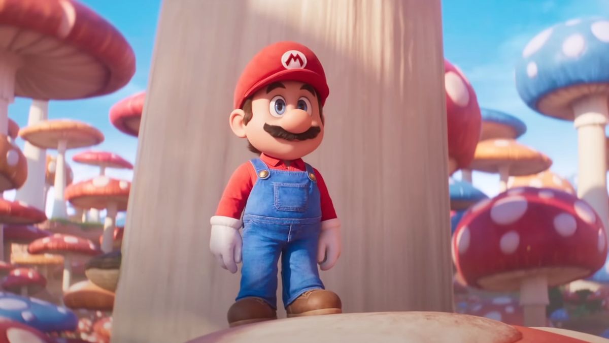 Bowser attacks in The Super Mario Bros. Movie's first trailer