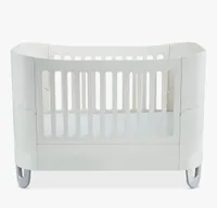 modern minimalist contemporary white cot bed