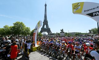 Start of the 2022 Tour de France Femmes avec Zwift in Paris
