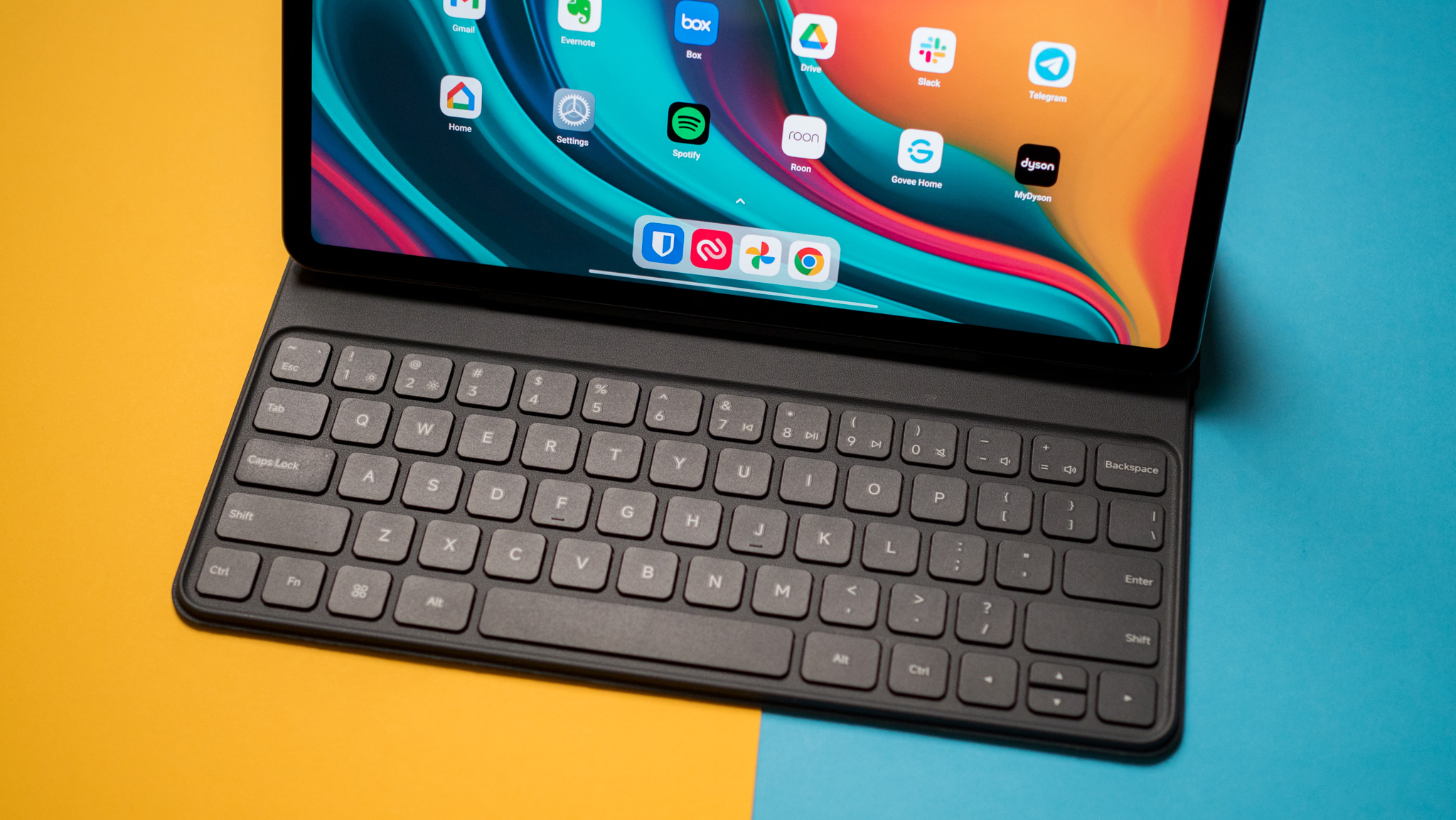 Redmi Pad Pro's keyboard case highlighted