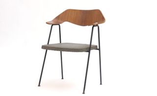 The pared-down sculptural design for the '675 Chair',