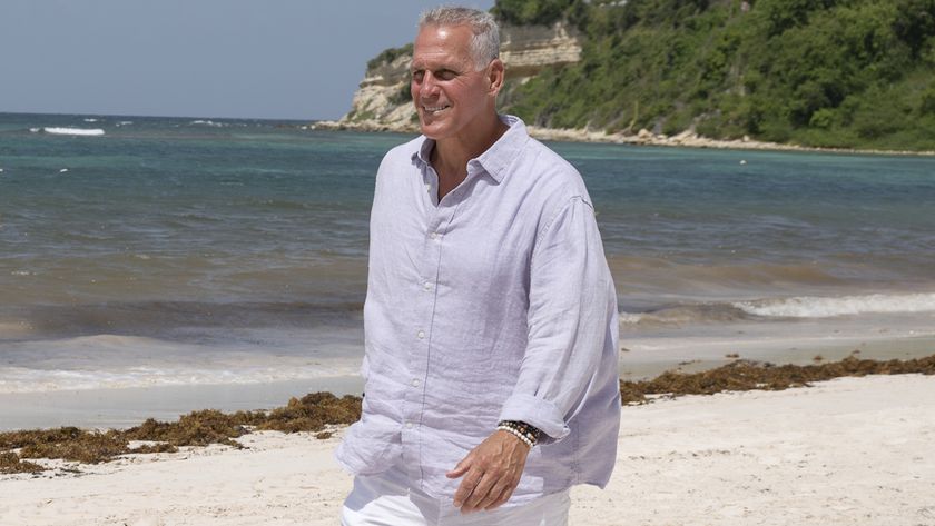 Mel Owens walks on the beach on The Golden Bachelor Season 2 finale.