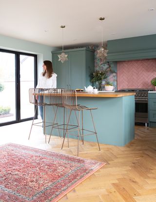 Lucinda and Sam Holt put their own stamp on their kitchen and got the look they loved with some inspired buys