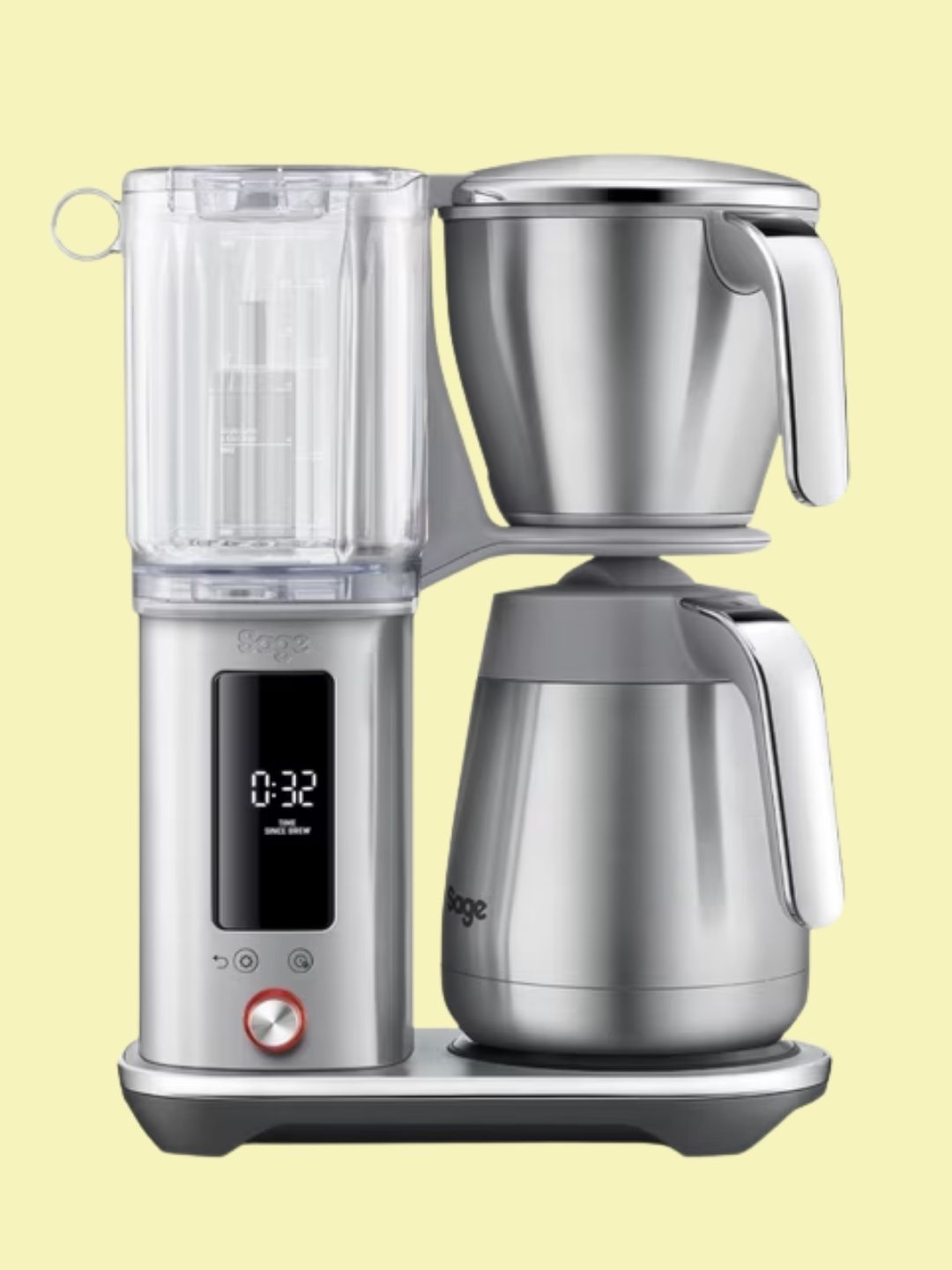 Sage, Luxe Brewer Thermal Filter Coffee Machine in Brushed Stainless Steel