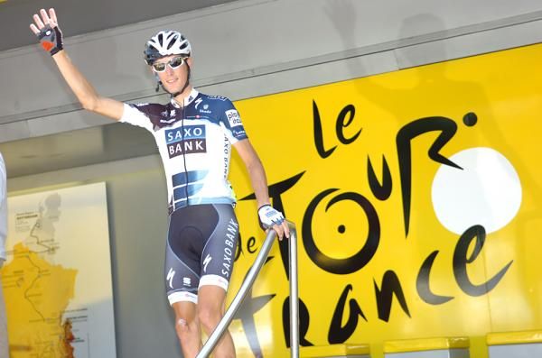 Andy Schleck (Saxo Bank) signs on