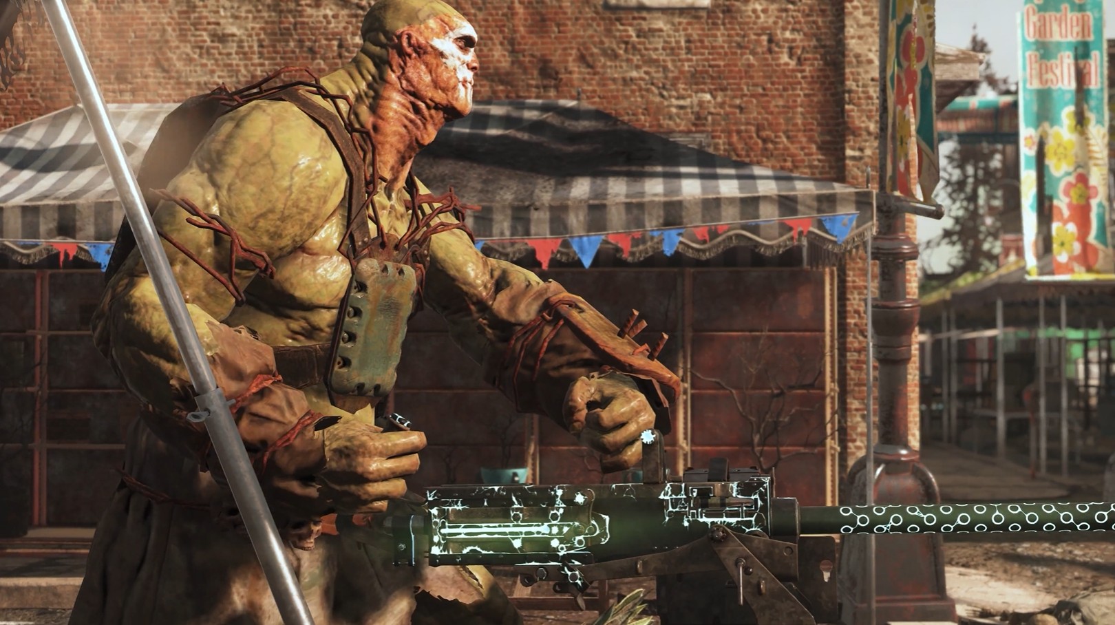Screenshot of Fallout 76 taken from the new trailer for the game's newly released Infestations update.
