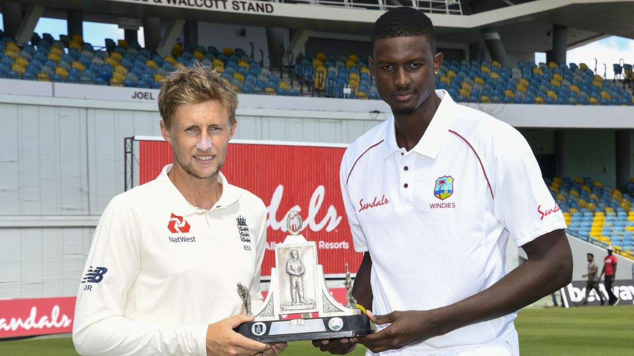 England captain Joe Root and West Indies skipper Jason Holder