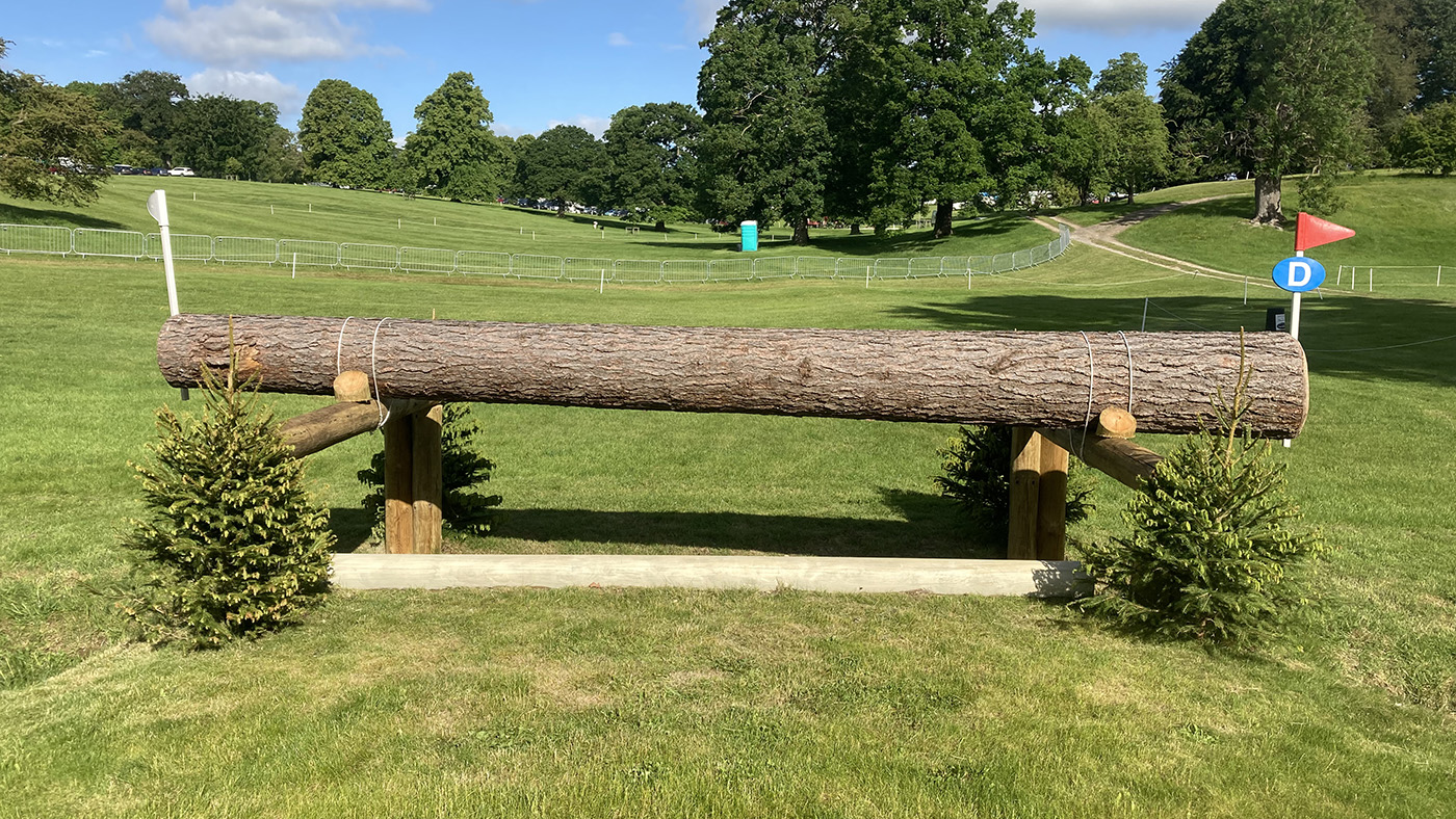 Bramham Horse Trials cross-country course: fence 18d