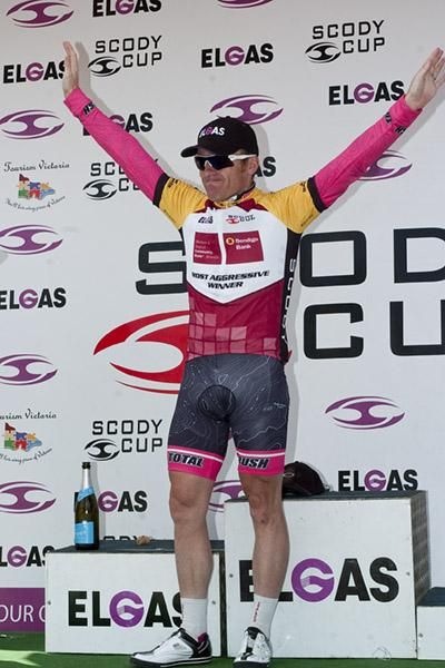 The Bendigo Bank Most Aggressive rider of the tour went to Kiwi Gordon McCauley (Hyster-Total Rush); McCauley will again represent New Zealand at the upcoming Commonwealth Games in Delhi, India.
