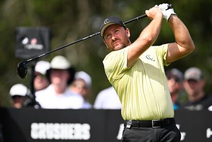 Graeme McDowell in recent action in the LIV Golf Series