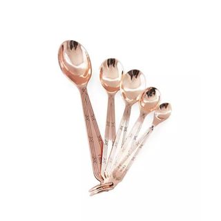 saks fifth avenue copper measuring spoons