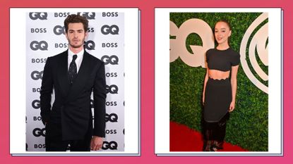 Andrew Garfield and Phoebe Dynevor at the GQ Men of the Year Awards in London in 2022