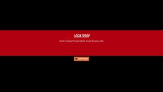 Overwatch 2 beta login error: a picture of the Overwatch 2 beta login error on PS5
