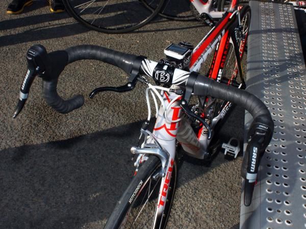 One Radioshack rider also requested top-mount brake levers.