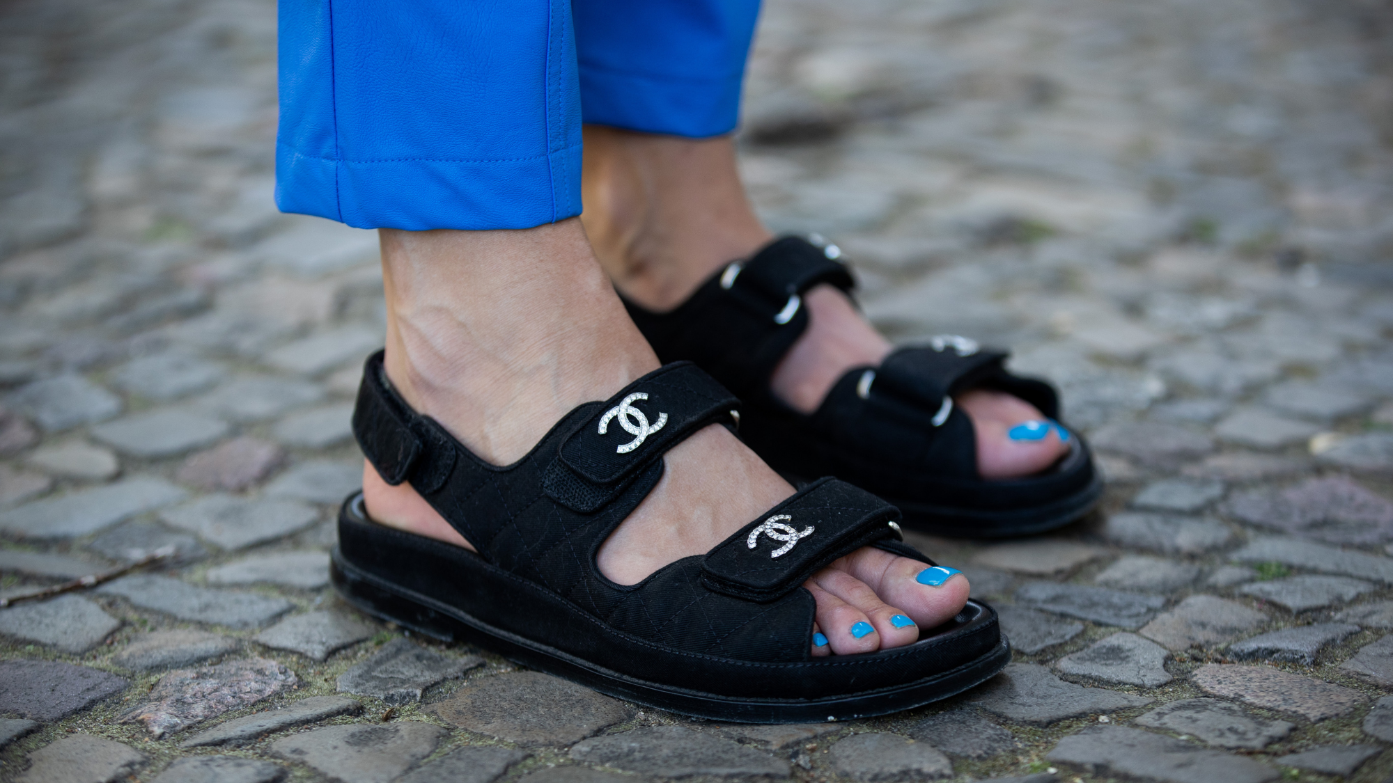 chanel inspired sandals