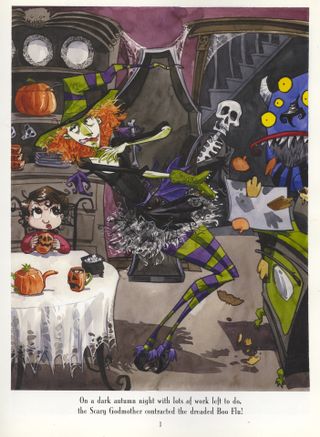 Scary Godmother art by Jill Thompson
