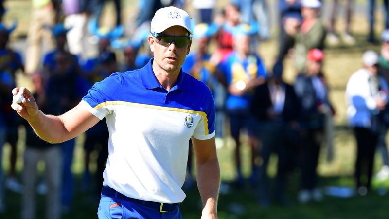 Henrik Stenson at the Ryder Cup