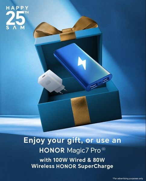 Honor "playfully" jabs Samsung and its lack of upgraded power/battery capabilities on the S25 Ultra.