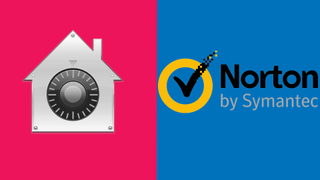 Gatekeeper on macOS and Norton Deluxe Edition logos