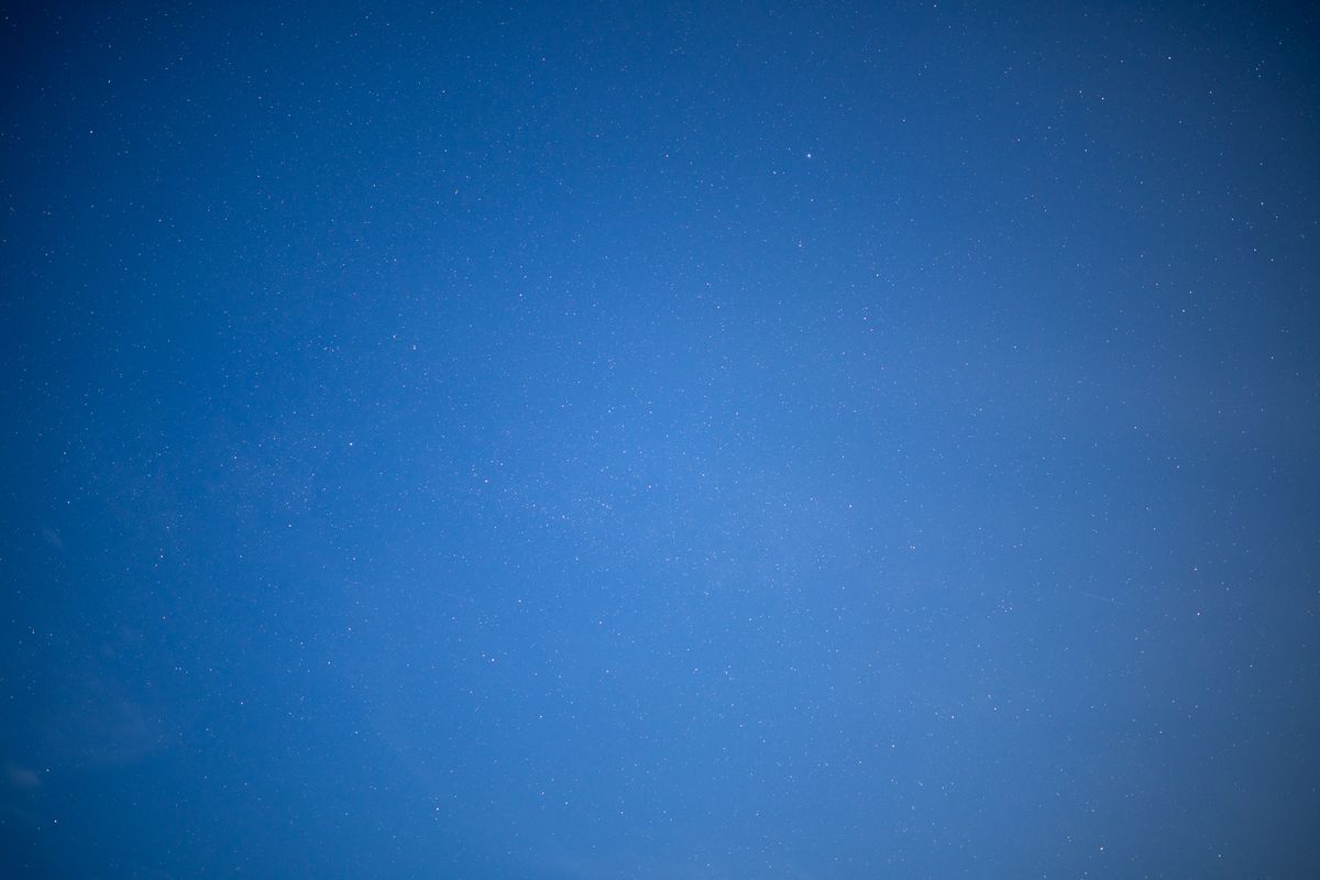 Photo of the night sky taken with the Viltrox AF 35mm f/1.2 LAB FE under the June 2025 strawberry moon