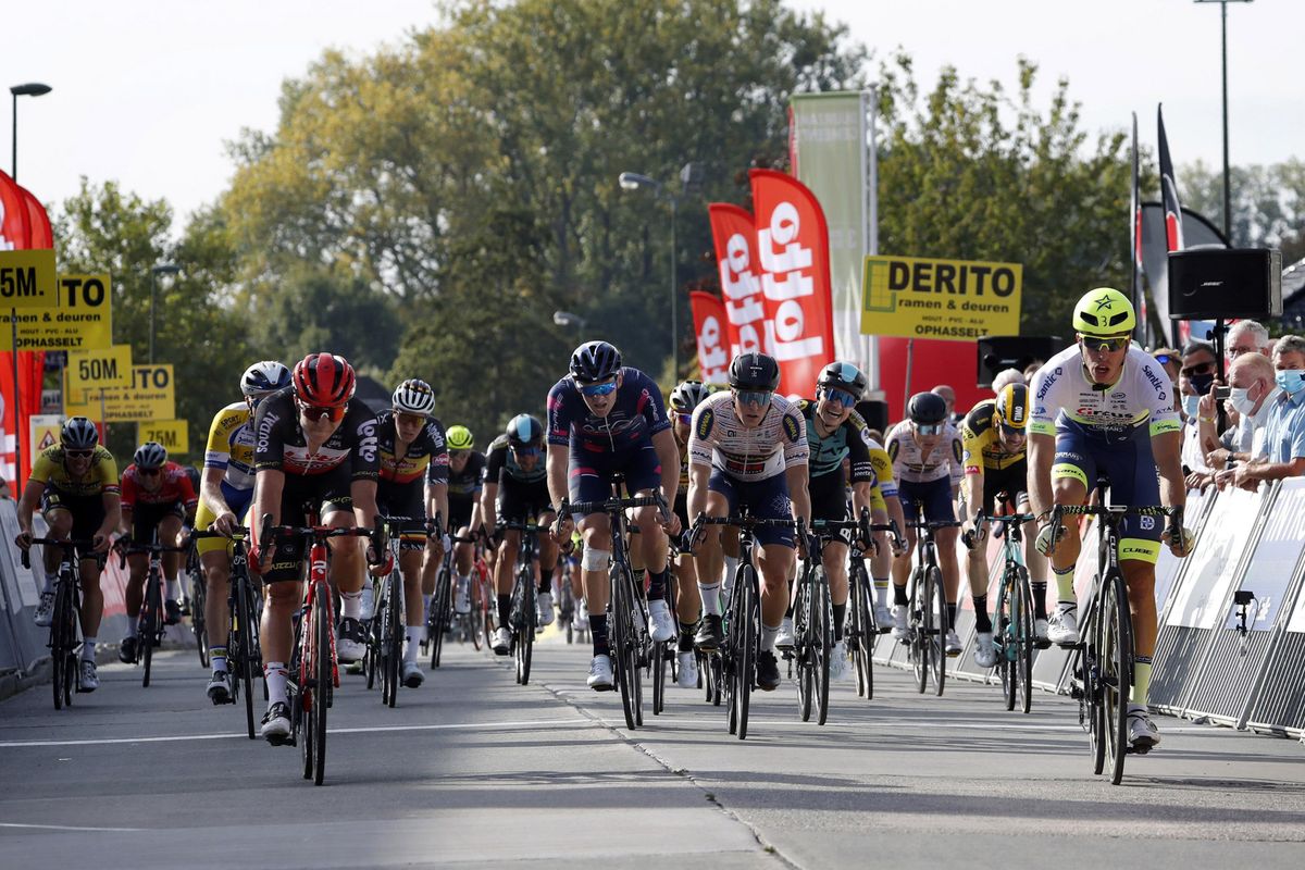 Gooikse Pijl 2020 - 17th Edition - Gooik - Gooik 200.7 km - 20/09/2020 - Danny Van Poppel (NED - Circus - Wanty Gobert) - Gerben Thijssen (BEL - Lotto Soudal) - photo Quinty Rietbergen/CV/BettiniPhotoÂ©2020